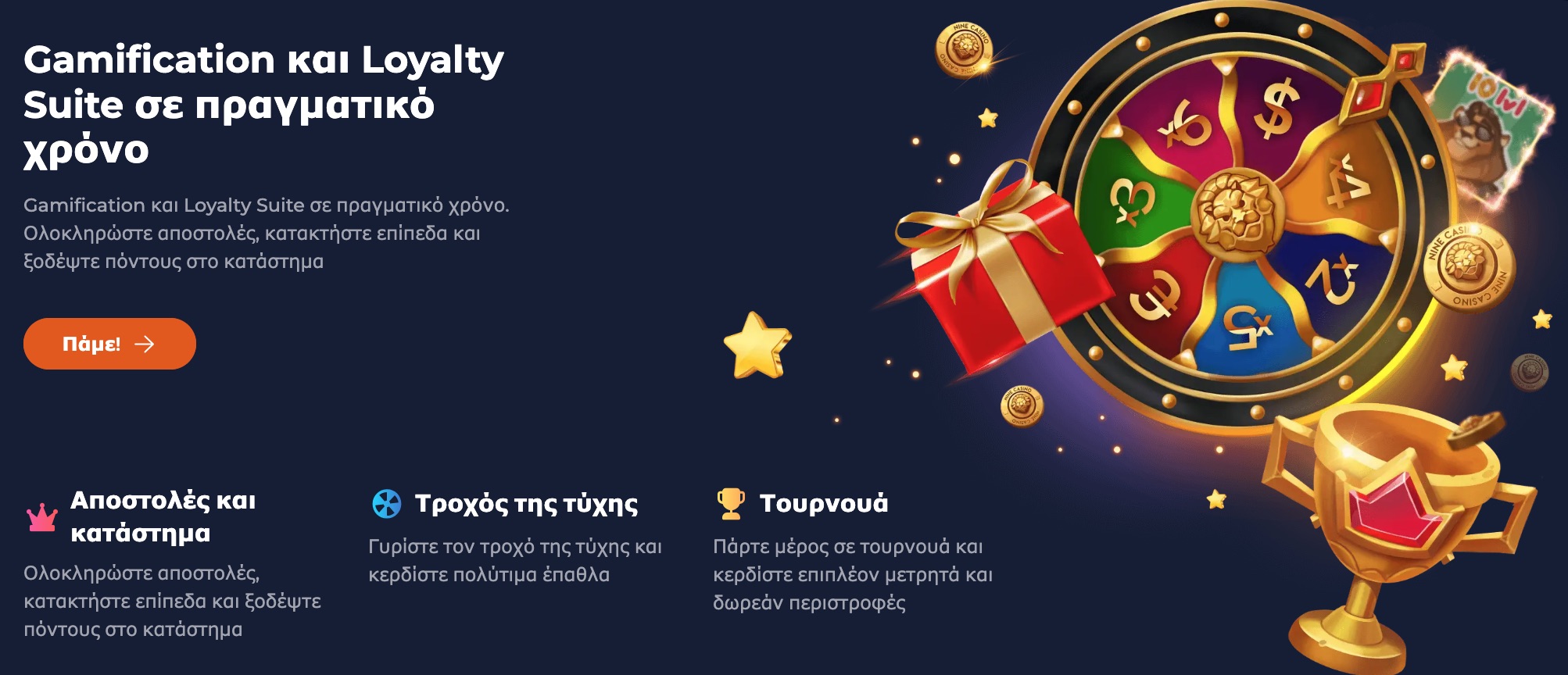 Alăturați-vă Nine Casino astăzi